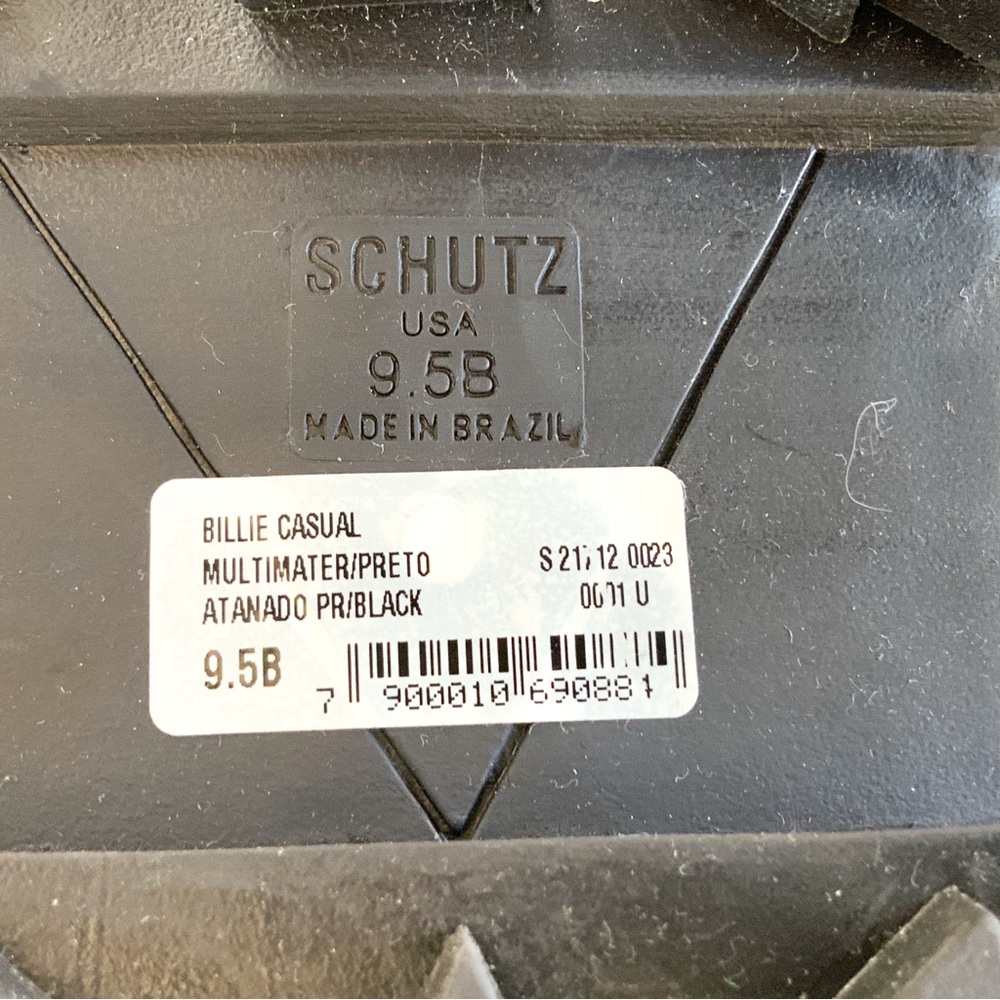 Schutz NWOT Billie Casual Atanado Black Boots Size 9.5 - Picture 5 of 11